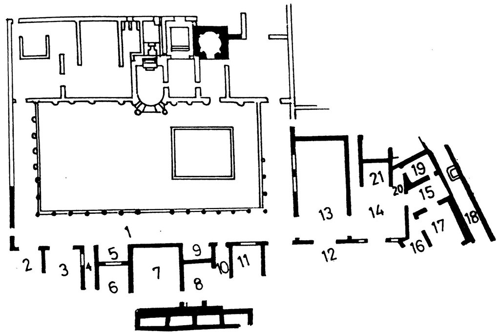 Stabiae, Secondo Complesso, 2012. Jacobelli Plan. Stabiae, Secondo Complesso, 2012. Plan.